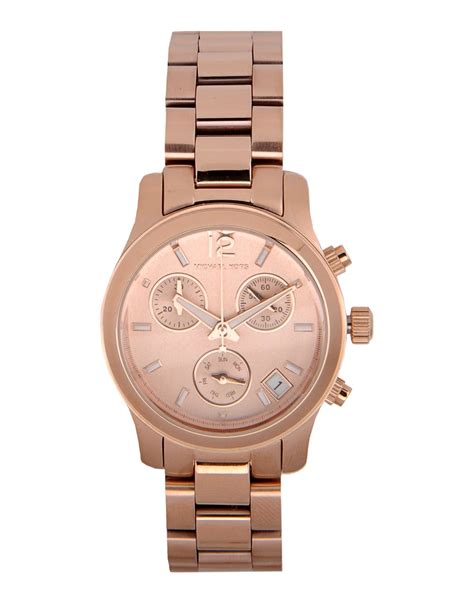 copper color michael kors watch